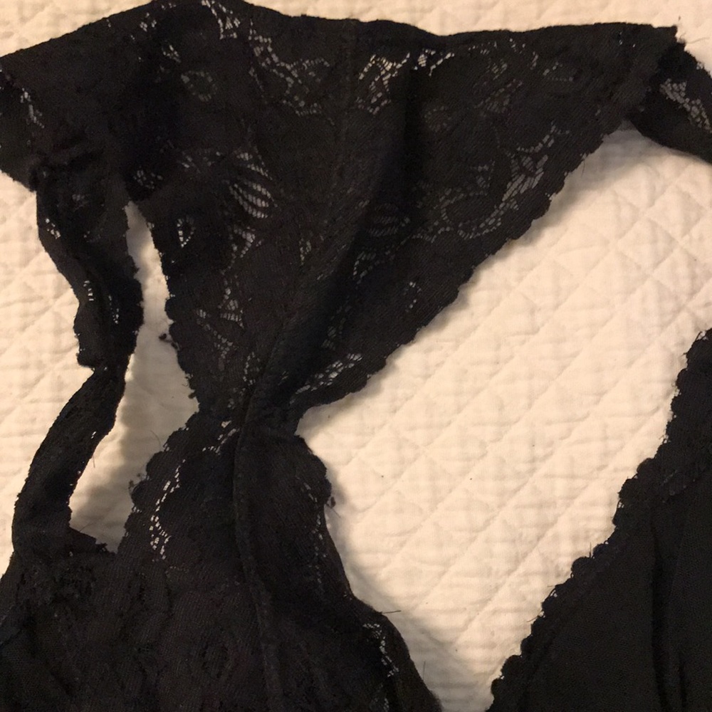 Classic free people bralette. Burgundy.